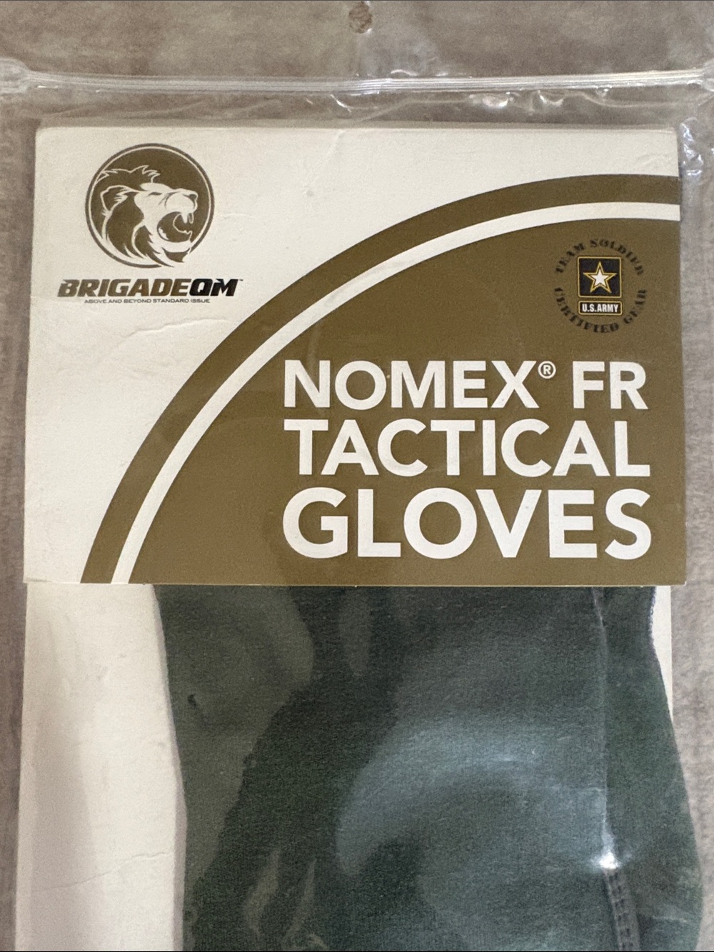 Nomex FR Tactical Gloves — Green BrigadeQM size 8-S